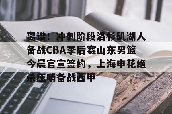 电子竞技-离谱！冲刺阶段洛杉矶湖人备战CBA季后赛山东男篮今晨官宣签约，上海申花绝杀压哨备战西甲的简单介绍